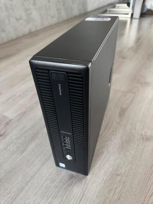 HP EliteDesk 800 G2 SFF Core i5 Geforce 1050Ti 16gb ram, Computers en Software, Desktop Pc's, Zo goed als nieuw, 3 tot 4 Ghz, SSD