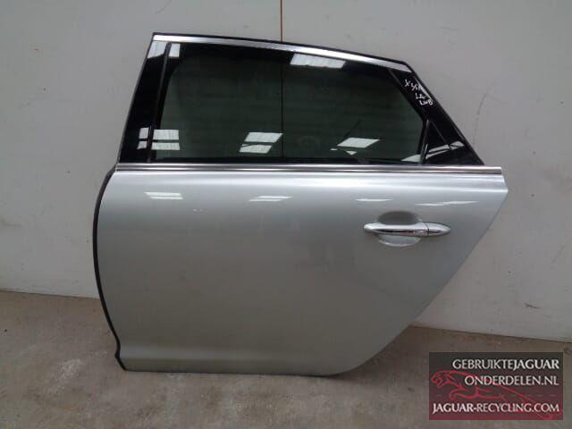 Deur Jaguar XJ X351 links achter LWB zilver, Auto-onderdelen, Carrosserie en Plaatwerk, Deur, Jaguar, Achter, Links, Gebruikt