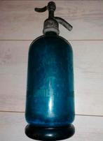 La Grande Maxville blauwe spuitfles soda fles glas vintage, Antiek en Kunst, Ophalen of Verzenden