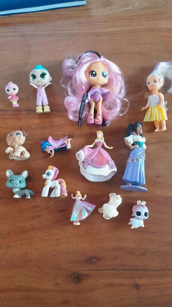13 poppetjes dieren figuren disney mcdonalds etc, Verzamelen, Poppetjes en Figuurtjes, Gebruikt, Ophalen of Verzenden