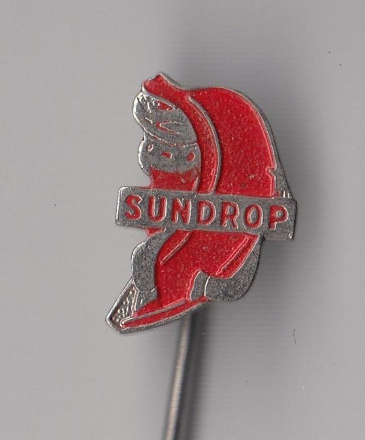 Sundrop Bananen speldje, Verzamelen, Speldjes, Pins en Buttons, Gebruikt, Speldje of Pin, Overige onderwerpen, Ophalen of Verzenden