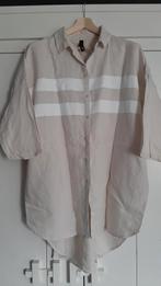 10DAYS linnen blouse beige wit, Maat 38/40 (M), Verzenden, Beige, 10days