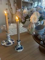 Delfts Blauwe Kandelaar van Royal Goedewaagen, Ophalen of Verzenden