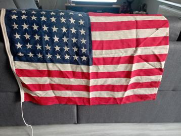 Us 48 sterren vlag, origineel ww2 beschikbaar voor biedingen