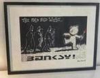 BANKSY : lithografie met certificaat, Antiek en Kunst, Ophalen of Verzenden