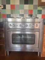 Solitaire Gasfornuis 90x60, Witgoed en Apparatuur, Fornuizen, Gebruikt, 60 cm of meer, Grill, Ophalen of Verzenden