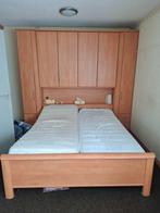 Tweepersoonsbed met opbergruimte, Ophalen, Gebruikt, Bruin, Tweepersoons