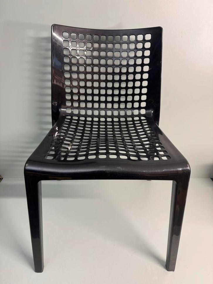 Desalto Sedia 288 - Italiaans Design, Huis en Inrichting, Stoelen, Gebruikt, Eén, Kunststof, Zwart, Ophalen of Verzenden