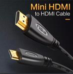 Mini hdmi naar hdmi kabel V1.4, Nieuw, 2 tot 5 meter, Ophalen of Verzenden, HDMI-kabel