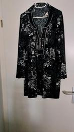 W 12 Mooie travel tuniek blingertjes Yoek XL 50/52, Yoek, Zwart, Maat 46/48 (XL) of groter, Ophalen of Verzenden