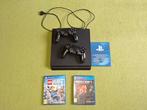 PS 4 ( goed werkend) met spellen en 2 draadloze controlers, Spelcomputers en Games, Ophalen, Gebruikt, Met 1 controller, Original