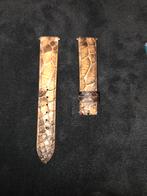 Python Stingray Ostrich horloge bandjes 18x16mm, Ophalen of Verzenden, Nieuw, Leer, Overige merken