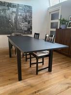 IKEA uitschuifbare eettafel 140/180/220cm + 4 Stoelen, Huis en Inrichting, Tafels | Eettafels, Ophalen, Gebruikt, 200 cm of meer