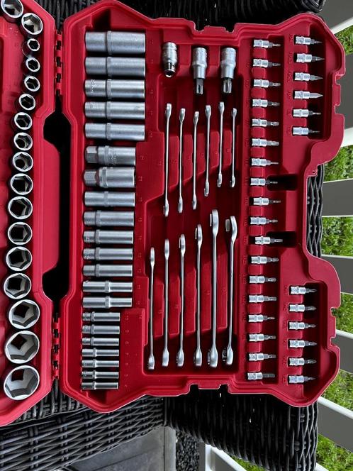doppenset deluxe - 215 delig – NIEUW, Doe-het-zelf en Verbouw, Gereedschap | Handgereedschap, Nieuw, Ophalen