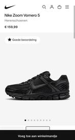 Shoes Nike Voomero 5 black, Ophalen of Verzenden, Nieuw, Zwart