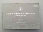 Mercedes Benz Type 230 - 250 - 280, Onderdelen catalogus B, Auto diversen, Handleidingen en Instructieboekjes, Verzenden