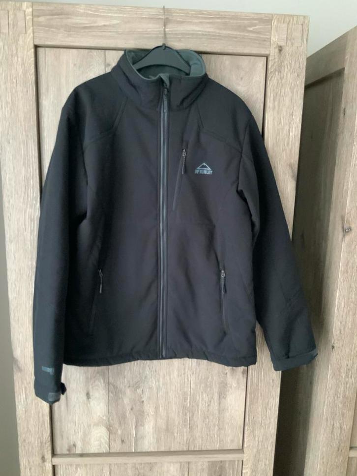 Zwarte herenjas maat M - Sportcentrum van de Biggelaar, Kleding | Heren, Jassen | Zomer, Gedragen, Maat 48/50 (M), Zwart, Ophalen