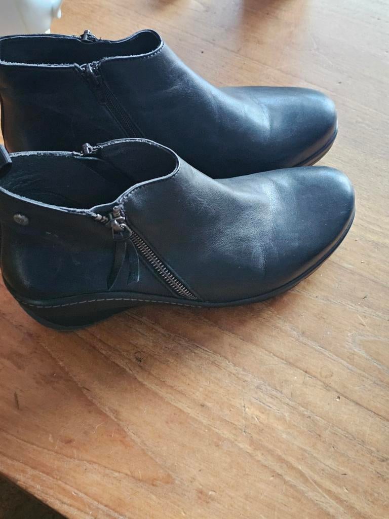 Wolky Enkellaarzen Maat 37 Zwart - nieuw Staat, Wolky, Zwart, Lage of Enkellaarzen, Ophalen of Verzenden