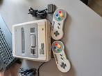 Snes met mario, Ophalen of Verzenden, Zo goed als nieuw, Met 2 controllers