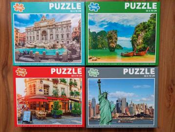 4 mooie puzzels van 1000 stukjes
- ZGAN!! (€2,50 pst) beschikbaar voor biedingen