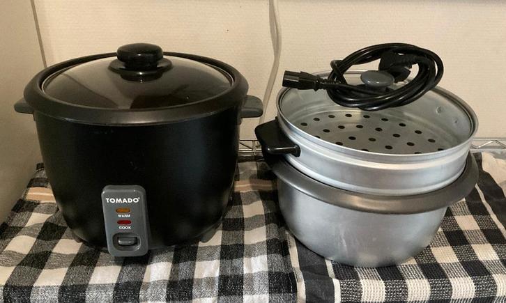 Rice Cooker  -steamer / Rijstkoker - stoomkoker (1,8 Liter), Witgoed en Apparatuur, Rijstkokers, Gebruikt, Vaatwasmachinebestendig