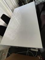 Witte Eettafel 90x160, Ophalen, Kunststof, 50 tot 100 cm, Zo goed als nieuw