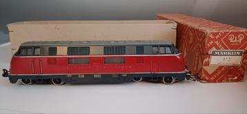 Oude Märklin 3021 H0 Diesellocomotief V200 van DB Rode doos. beschikbaar voor biedingen