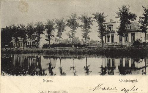 Goes. - Oostsingel. - 1905 gelopen, Verzamelen, Ansichtkaarten | Nederland, Gelopen, Zeeland, Voor 1920, Verzenden