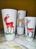 Vintage vazen Potterie Boonstra decor Herten, Ophalen