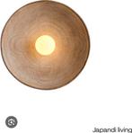 Japandi Ronde Wandlamp - 3 stuks - lamp - wabi sabi, Ophalen of Verzenden, Nieuw, Hout