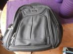 rugtas rugzak leer power show div vakken zwart schooltas tas, Ophalen of Verzenden, Gebruikt, Overige merken, 30 tot 45 cm