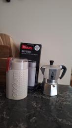 Bodum Koffiemaler & Bialetti Espresso Pot, Witgoed en Apparatuur, Koffiezetapparaten, Ophalen of Verzenden