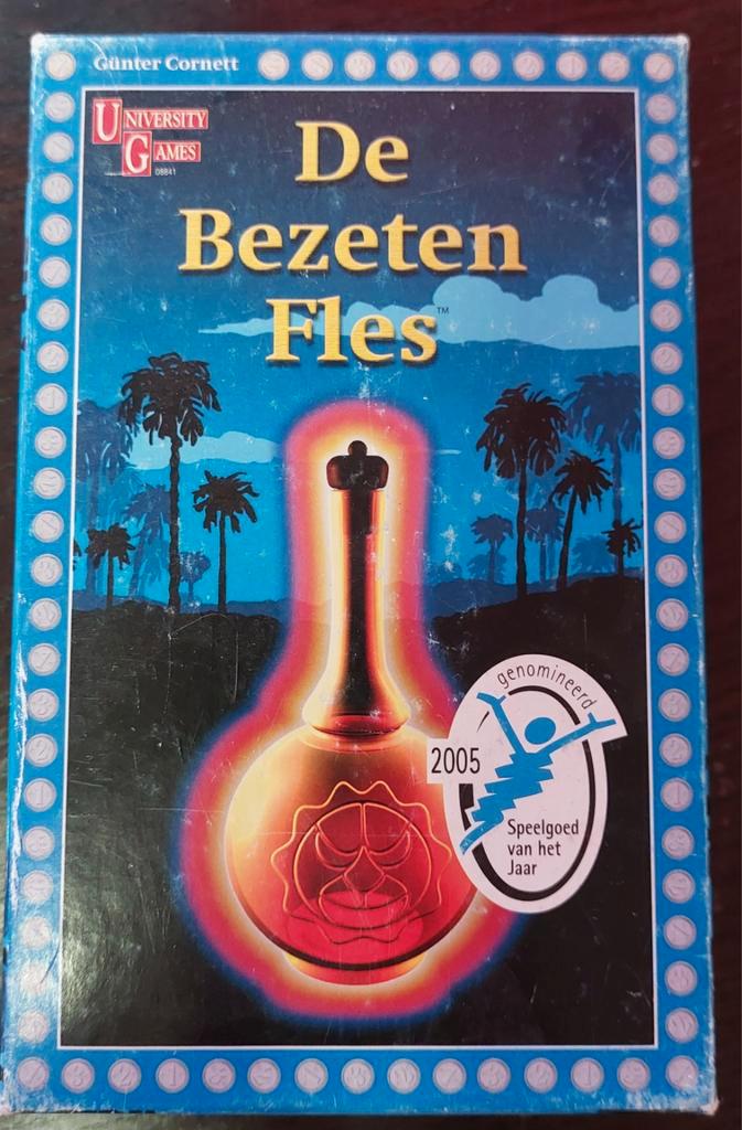 De Bezeten Fles - University Games - Leuk spel!, Hobby en Vrije tijd, Gezelschapsspellen | Bordspellen, Gebruikt, Drie of vier spelers