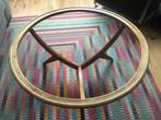 Vintage salon tafel 90 cm rond, Huis en Inrichting, Tafels | Salontafels, Ophalen, Gebruikt, 50 tot 100 cm, Rond