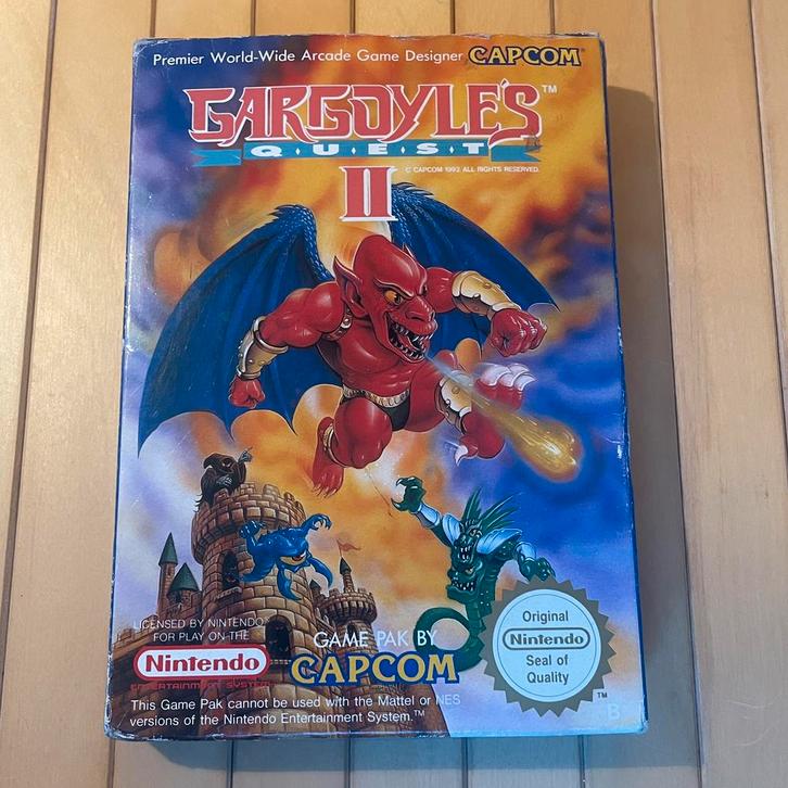 Gargoyles Quest II Nintendo NES PAL G2 FRG CIB, Spelcomputers en Games, Games | Nintendo NES, Zo goed als nieuw, Avontuur en Actie