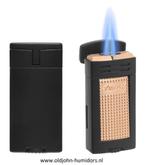 XIKAR SIGAARAANSTEKER ION DOUBLE JETFLAME BLACK-ROSE   sas57, Verzenden, Nieuw, Aansteker