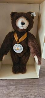 Steiff club Editie 1996 Dicky Bruinbeer replica 1935 (32) cm, Verzamelen, Beren en Cherished Teddies, Ophalen of Verzenden, Nieuw
