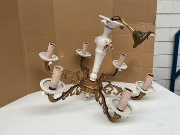 Zes-armige Vintage Hanglamp.WD-026 beschikbaar voor biedingen