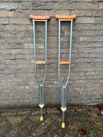 Okselkrukken, verstelbaar 115-135 hoogte grond oksel, Ophalen of Verzenden, In hoogte verstelbaar, Gebruikt