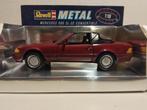 Mercedes Benz 500 SL32 softtop d. rood Revell metal 1:18 KRD, Ophalen of Verzenden, Zo goed als nieuw, Auto, Revell