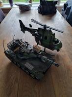 Speelgoed tank + helicopter, Ophalen of Verzenden, Zo goed als nieuw