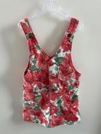 Overgooier met rode bloemen - maat 4A (4 jaar) / 98-104, Meisje, Ophalen of Verzenden, Zo goed als nieuw, Jurk of Rok