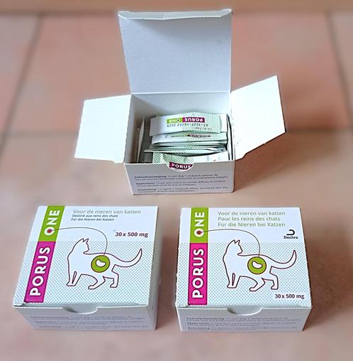 bijna 3 doosjes Porus One voor kat voor nieren - tht 05-2026, Dieren en Toebehoren, Dierenvoeding, Kat, Ophalen of Verzenden
