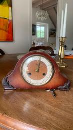 Leuke antieke pendule  of schouwklok  27 x 17 cm, Ophalen of Verzenden