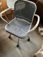 2x Padova bureaustoel - Zilver, Gebruikt, Twee, Ophalen of Verzenden, Metaal