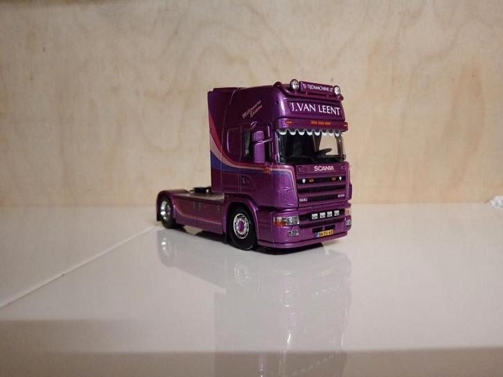 Scania 164 J. van Leent Tekno, Hobby en Vrije tijd, Modelauto's | 1:50, Nieuw, Bus of Vrachtwagen, Tekno, Ophalen of Verzenden
