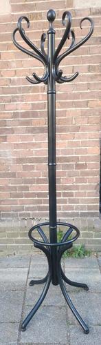 Zwarte Houten Kapstok Thonet Vintage, Huis en Inrichting, Woonaccessoires | Kapstokken, Zo goed als nieuw, 150 tot 200 cm, Hout