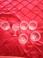 Vintage gegraveerde wijnglazen (6 stuks) Luminarc Sarment, Verzenden