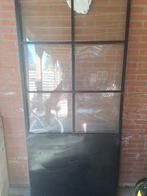 Stalen binnendeuren met glas, Doe-het-zelf en Verbouw, Deuren en Horren, Ophalen, Gebruikt, 80 tot 100 cm, 215 cm of meer