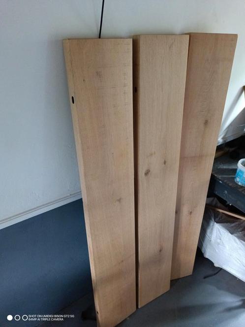 3 mooie dikke blank eiken balken / planken, Doe-het-zelf en Verbouw, Hout en Planken, Zo goed als nieuw, Balk, Eiken, Minder dan 200 cm